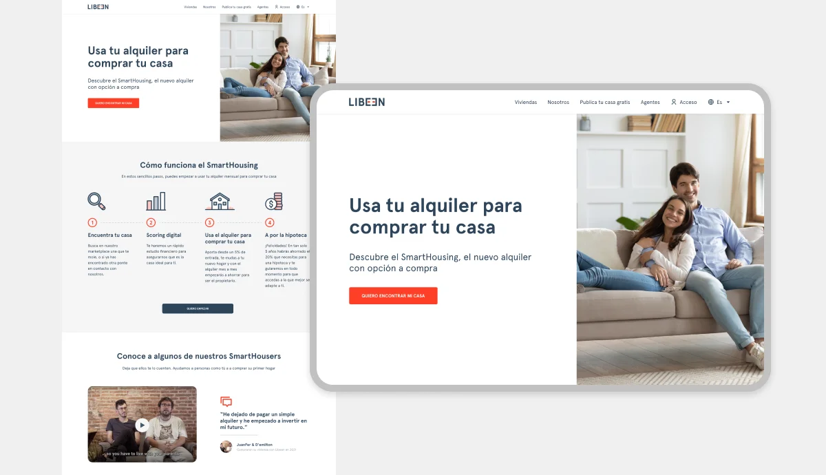Libeen site screenshots