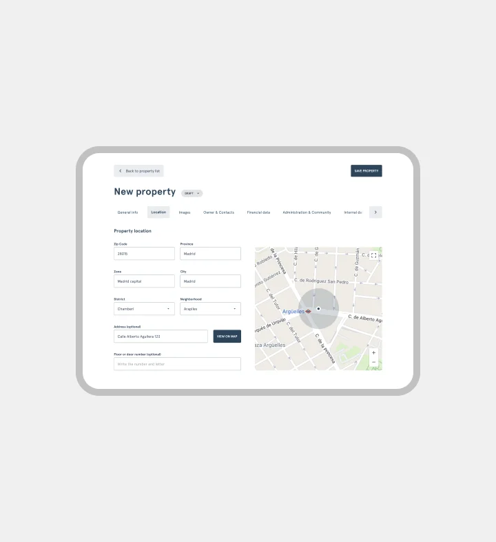 Libeen backoffice screenshot
