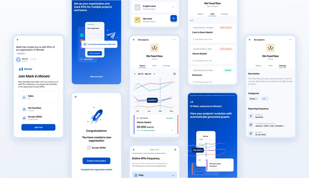 Monetr site screenshot
