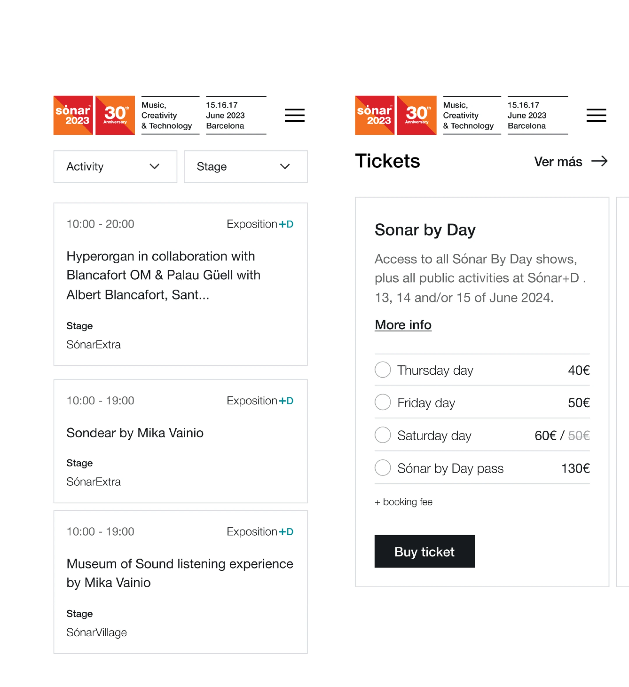 Sonar app screenshot